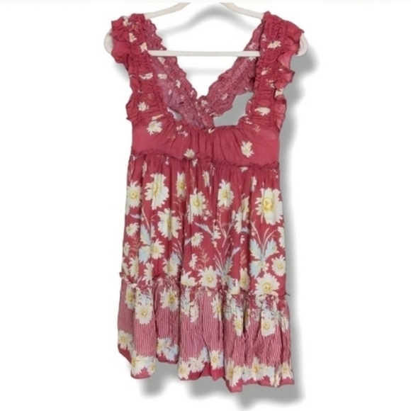 NWOT Free People Bali Wild Daisy Slip Dress $88 - Picture 4 of 7